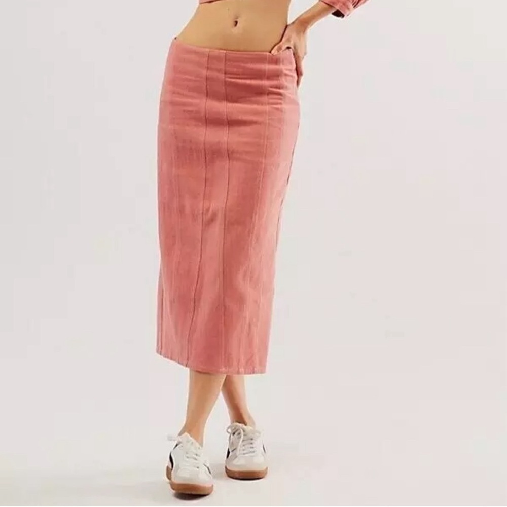 NWOT Free People, Marley Denim Skirt, Size 2